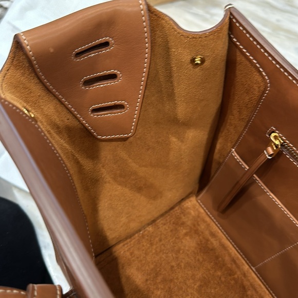 CELINE MINI TIE KNOT TOTE TAN *AUTHENTIC* - Picture 5 of 10